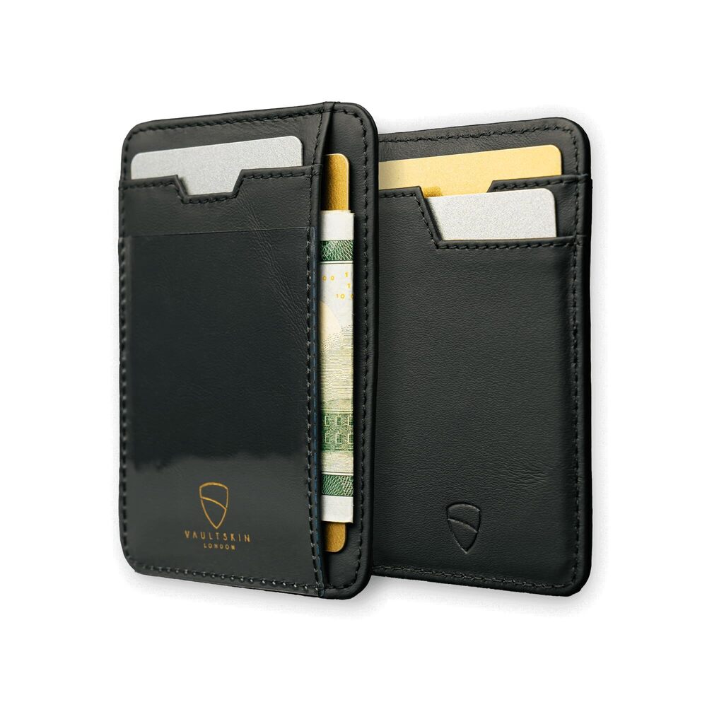 8509 Slim RFID Wallet - Leather Front Pocket Minimalist Card Holder Wallet